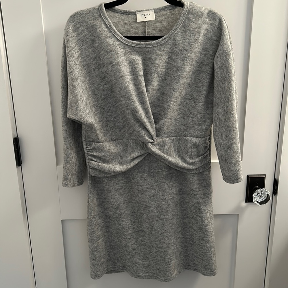 Everlasting sweater mini dress
